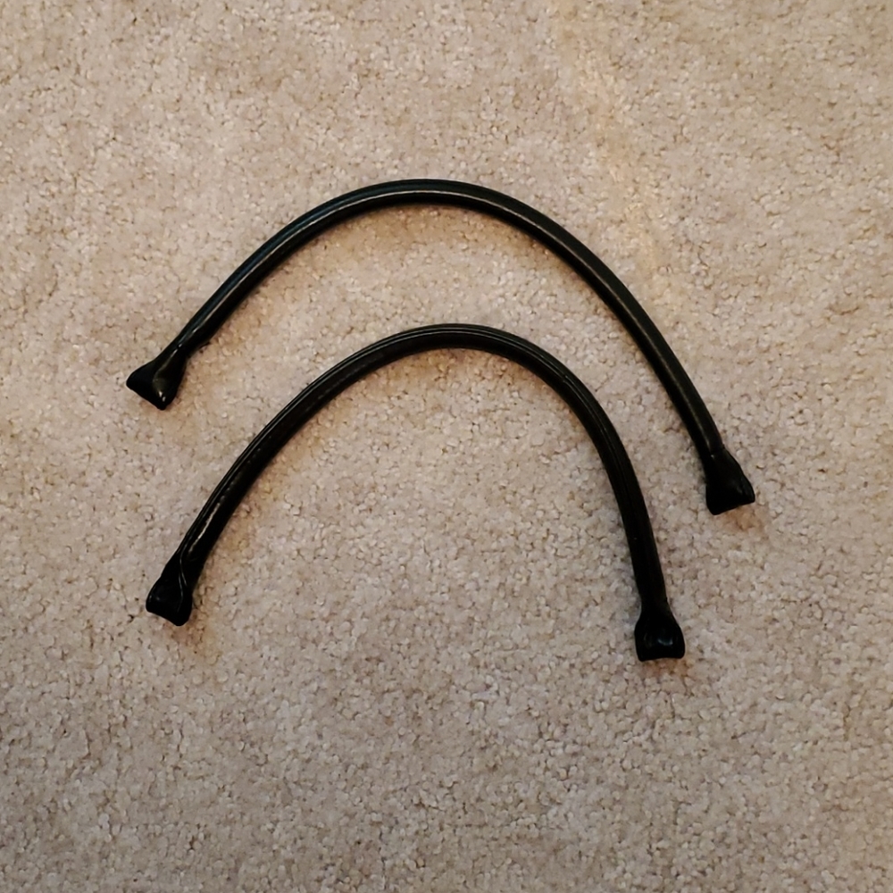 Short miche bag straps black